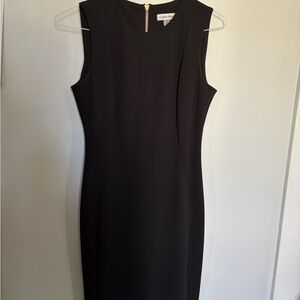 Calvin Klein Classic Black Midi Dress